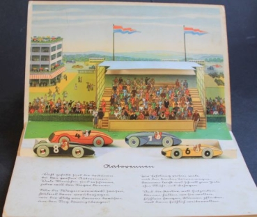 Schreiber "Frohe Fahrt" Traffichistory 1938 Stehauf-Picturebook (5323)